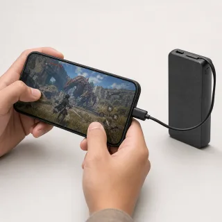 薄型モバイルバッテリーの用途イメージ